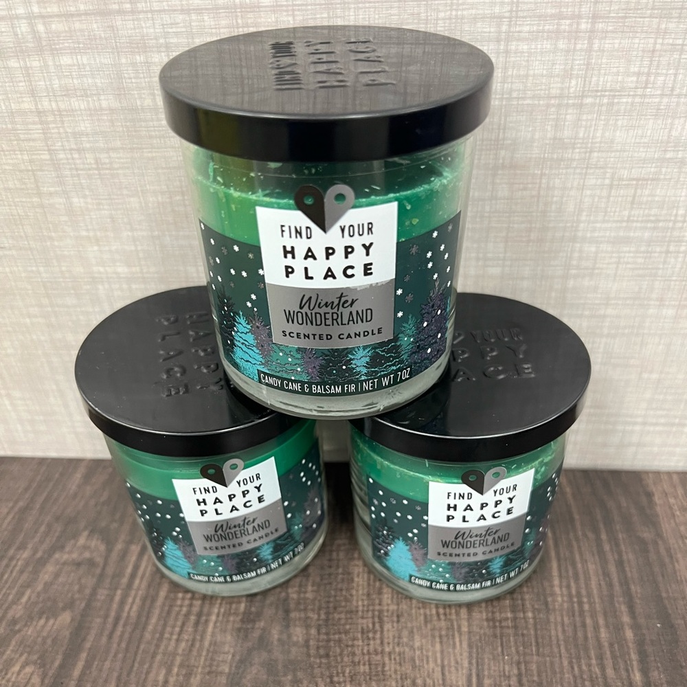 FIND YOUR HApPY PLACE
Winter
WONDERLAND
SCENTED CANDLE